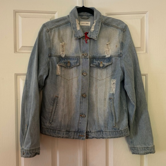 Bob Marley One Love hand painted trucker  jacket - Picture 3 of 5